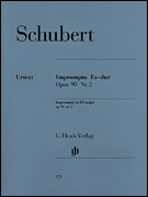 Impromptu in E Flat Maj Op. 90 No. 2 piano sheet music cover